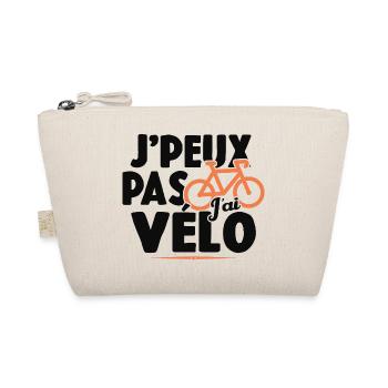 Je Peux Pas J'ai Vélo Cadeau Cycliste - Trousse biologique - nature - Devant