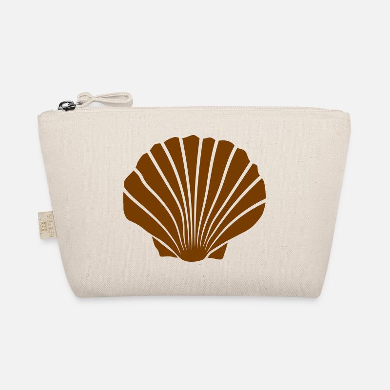 Logo Brown Shell Organic Pouch
