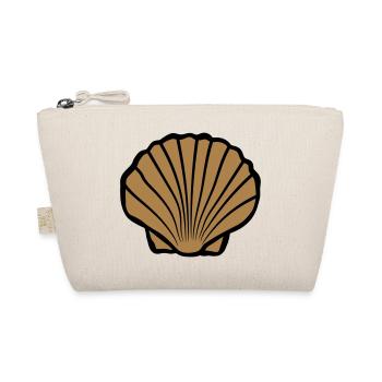 Brown Shell Logo - Organic Pouch - nature - Front
