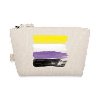 Traits de fierté non binaires - Trousse biologique - nature - Devant