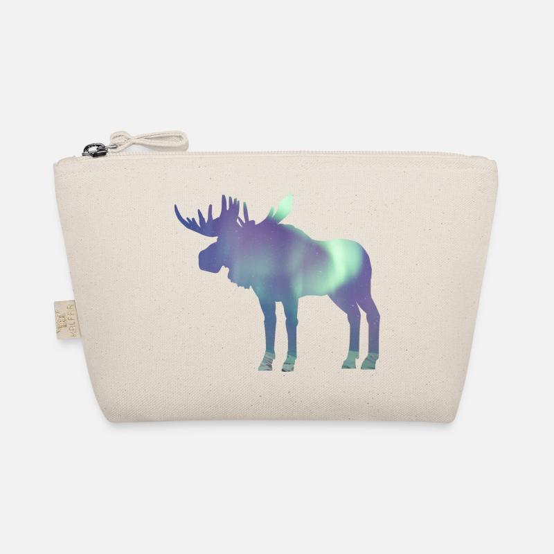 Elch Polarlicht Bio-Täschchen