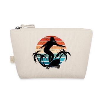 Surfer Girl Sunset - Bio-Täschchen - Natur - Vorne