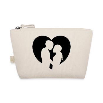 Bikercouple Couples Motorcycle Motorcycling - Organic Pouch - nature - Front