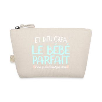 Et dieu créa le bébé parfait body mignon naissance - Trousse biologique - nature - Devant