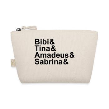 Bibi&Tina&Amadeus&Sabrina&DEIN NAME. - Bio-Täschchen - Natur - Vorne