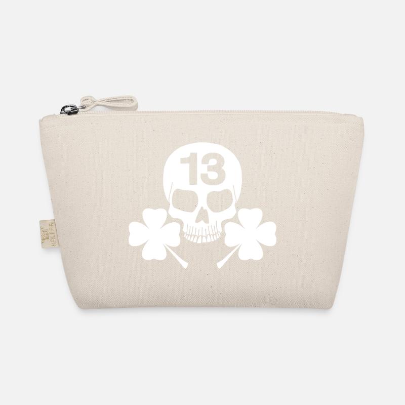 Crâne blanc porte-bonheur Trousse biologique