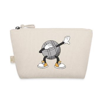 Dabbing Boulekugeln für Bouler boulen Boulesport - Organic Pouch - nature - Front