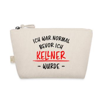 Kellner Lustige Spruch Service Restaurant Geschenk - Bio-Täschchen - Natur - Vorne