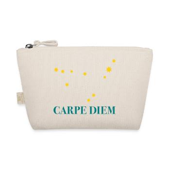 Carpe Diem nutze den Tag Sternbild Steinbock Deneb - Bio-Täschchen - Natur - Vorne