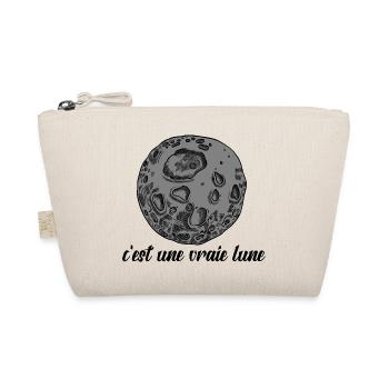 This is A Real Moon - Organic Pouch - nature - Front