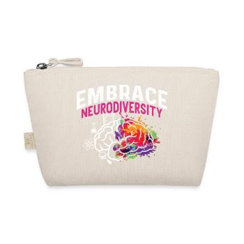 Neurodiversität umarmen Psychiater Gift - Bio-Täschchen - Natur - Vorne