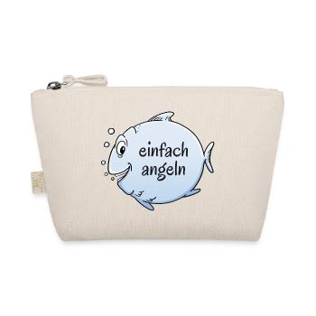 einfach angeln - Bio-Täschchen - Natur - Vorne