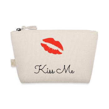 kiss me - Bio-Täschchen - Natur - Vorne