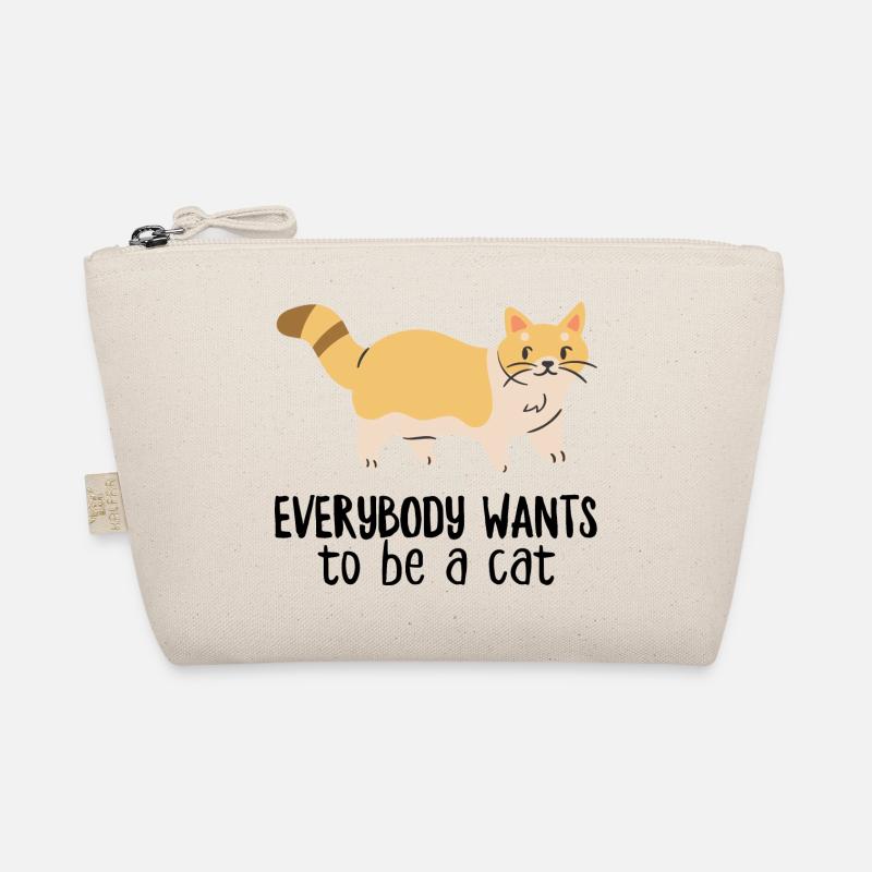 Jeder will eine Katze sein Bio-Täschchen