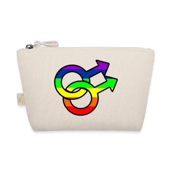 Logo gay de genre avec arc-en-ciel - Trousse biologique - nature - Devant