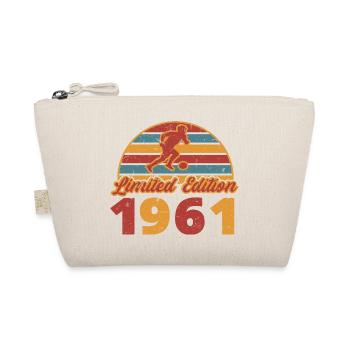 Footballer Football Footballer's birthday 1961 - Organic Pouch - nature - Front