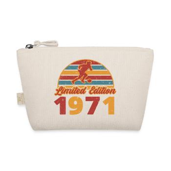 Footballer Football player Football birthday 1971 - Organic Pouch - nature - Front