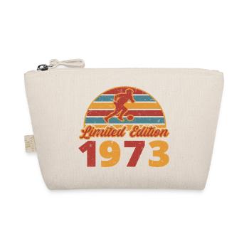 Football Footballer Sports Birthday Year of construction 1973 - Organic Pouch - nature - Front