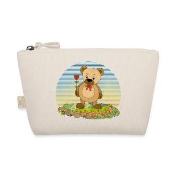 Teddy bear - Organic Pouch - nature - Front