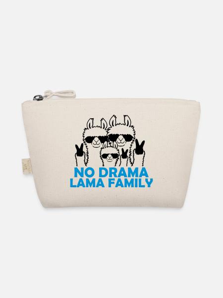 Parents No Drama Llama - Organic Pouch - nature - Front