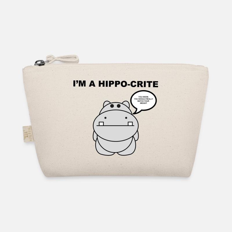 I'M A HIPPO-CRITE Organic Pouch
