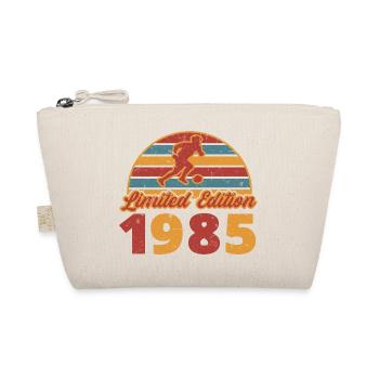 Football Footballer Sports Birthday Year of construction 1985 - Organic Pouch - nature - Front