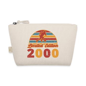 Football Footballer Football Player Birthday 2000 - Organic Pouch - nature - Front
