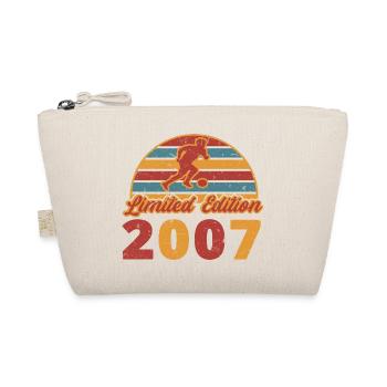 Footballer Football Player Football Birthday 2007 - Organic Pouch - nature - Front