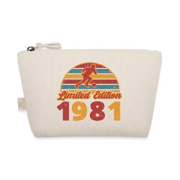 Footballer Football player Football birthday 1981 - Organic Pouch - nature - Front