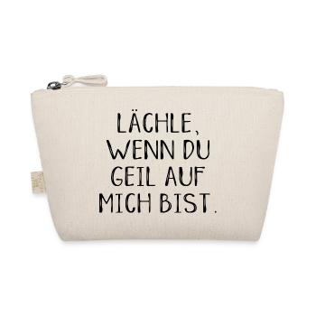 lächeln Party saufen feiern sexy lifestyle Spaß - Bio-Täschchen - Natur - Vorne