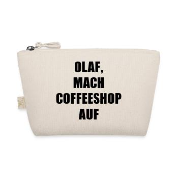 OLAF COFFEESHOP BLACK - Bio-Täschchen - Natur - Vorne