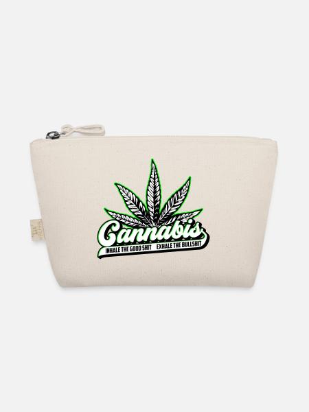 Farben änderbar | Cannanis Inhale Exhale - Bio-Täschchen - Natur - Vorne