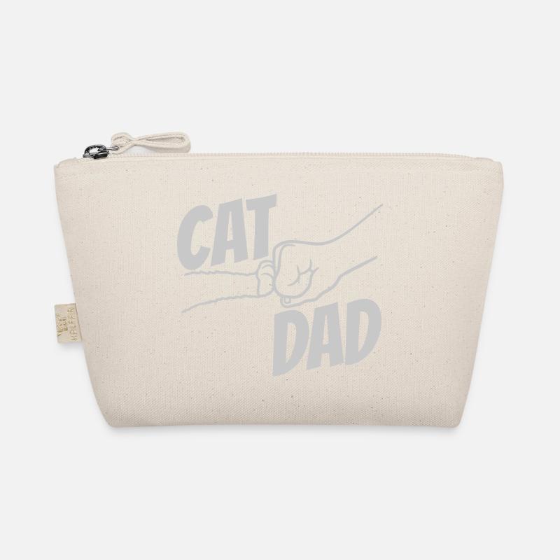 Cat Dad Logo Design Bio-Täschchen