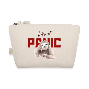 Ne paniquez pas - Funny Sloth Design - Trousse biologique - nature - Devant