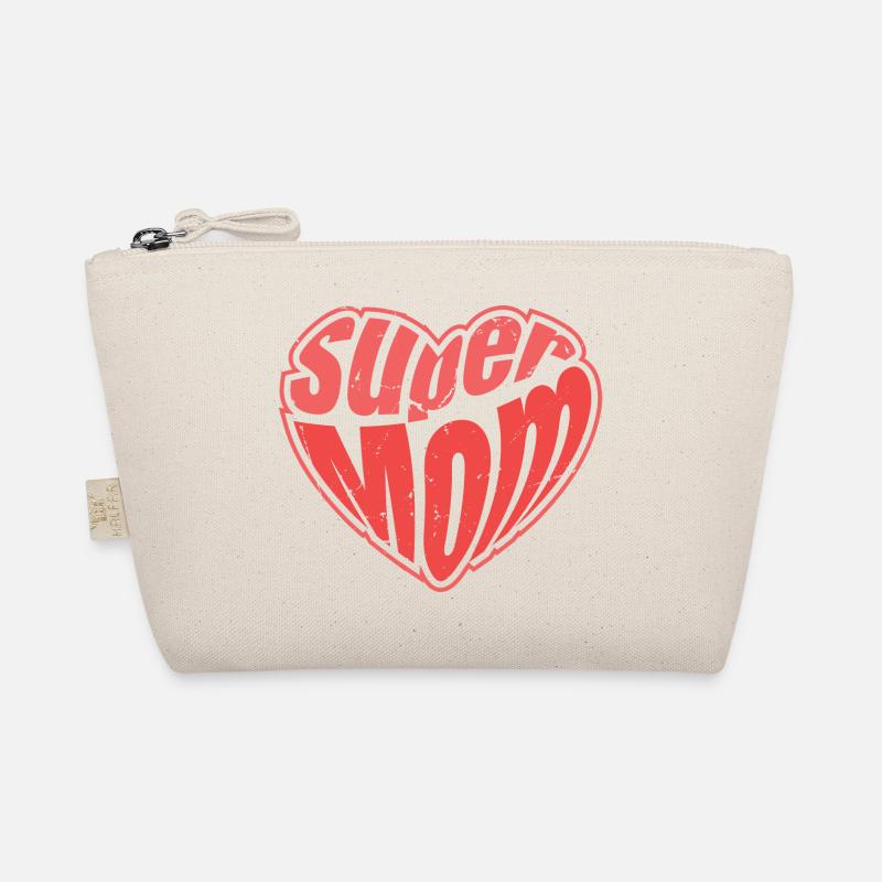 Supermom Mama Muttertag Hero - Bio-Täschchen - Natur