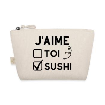 j'aime les sushis - Trousse biologique - nature - Devant