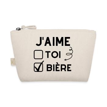 j'aime la bière - Trousse biologique - nature - Devant