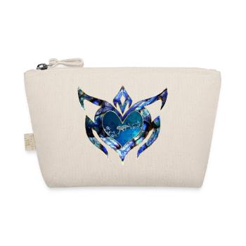 Elegantes Blumendesign - Bio-Täschchen - Natur - Vorne