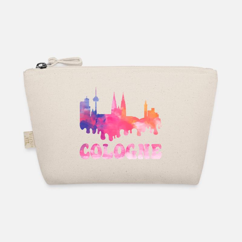 Cologne Cologne Germany City Skyline Splash Colorful Organic Pouch