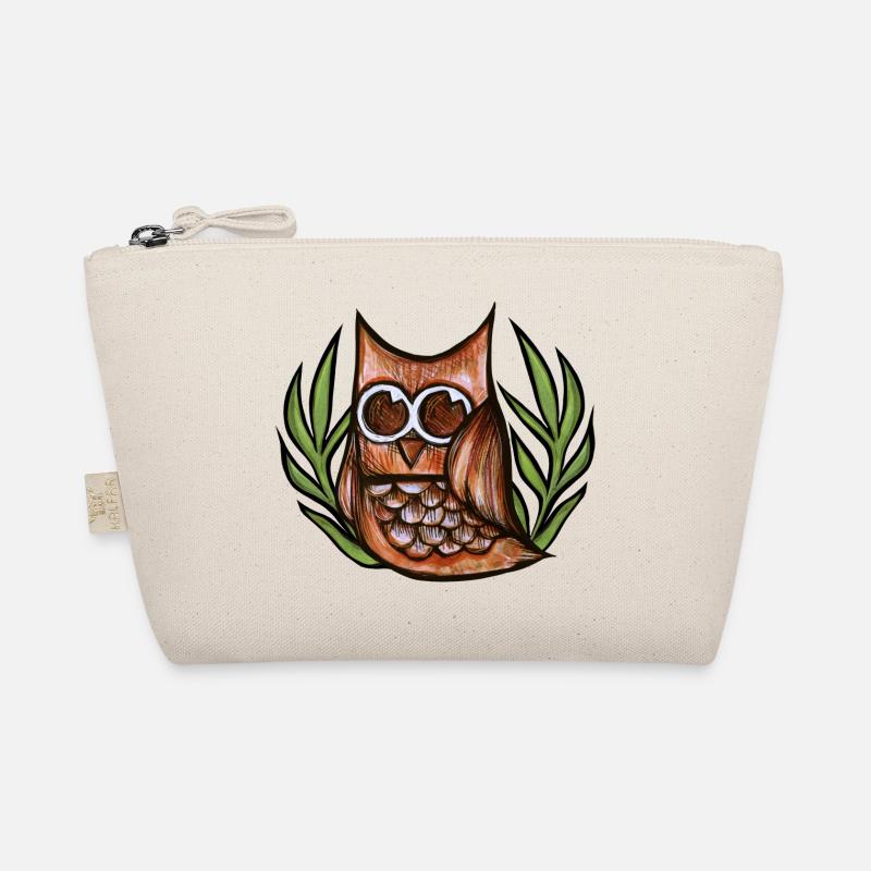 Niedliche Eule Bio-Täschchen