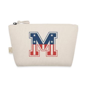Letter M USA - Organic Pouch - nature - Front