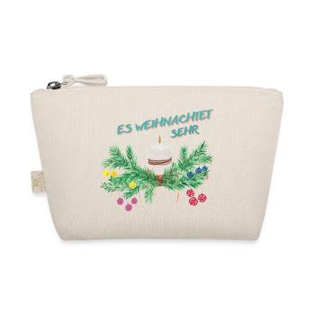 Weihnachten - Tannenbaum - Weihnachtsmann Feiertag - Bio-Täschchen - Natur - Vorne