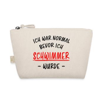 Schwimmer Sport Lustiger Spruch Schwimmen Geschenk - Bio-Täschchen - Natur - Vorne