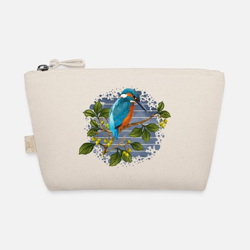 Bunter Vogel - Bio-Täschchen - Natur