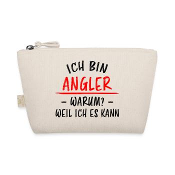 Angler Fisch Hobby Angeln Fische Fun Meer Geschenk - Bio-Täschchen - Natur - Vorne