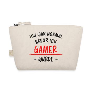 Gamer Videospiel Gamepad Lustige Spruch Geschenk - Bio-Täschchen - Natur - Vorne