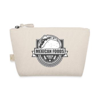 Vintage inspired Mexican food since design - Organic Pouch - nature - Front