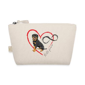 Rotti Love forever - Organic Pouch - nature - Front