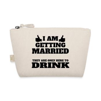 Fiançailles Mariage Bagues de Mariage JGA Mariage Coeur Amour - Trousse biologique - nature - Devant