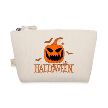 Halloween Orange - Bio-Täschchen - Natur - Vorne